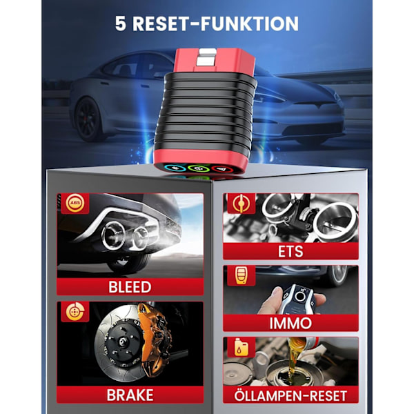 thinkcar OBD2 Bluetooth-adapter, BD6 OBD2-diagnosenhet med all systemdiagnostik
