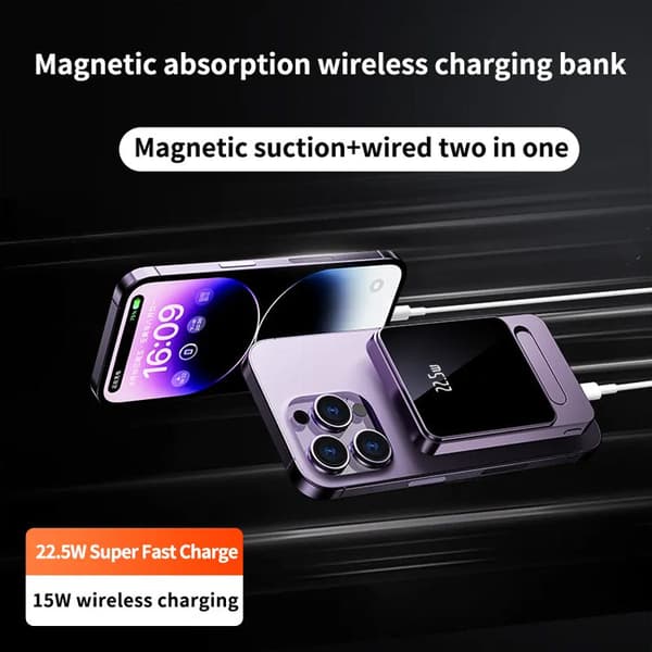 Magneettinen varavirtalähde iPhonelle