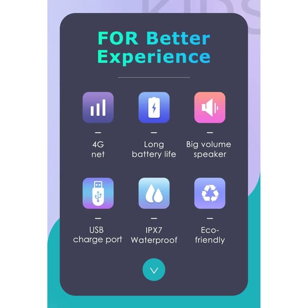Smartklocka för barn med GPS WIFI 4G