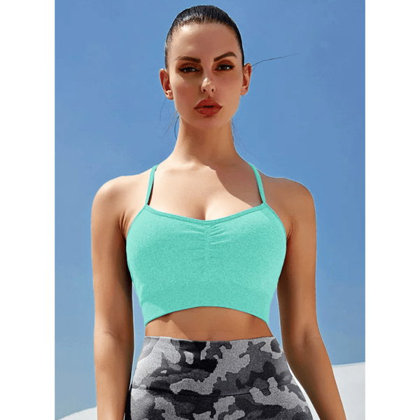 Fitness BH solid Tight Push Up for sexede bryster