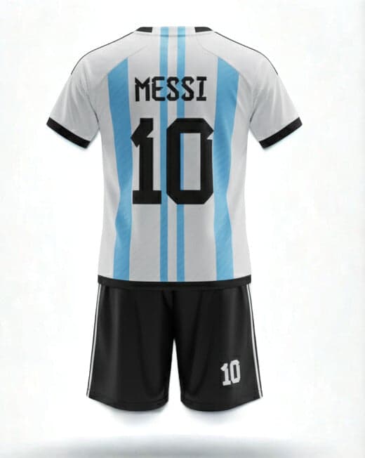 Fotballdraktsett for barn og ungdom - Argentina