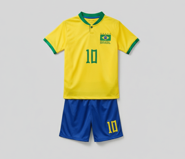Fotballdraktsett for barn og ungdom - Brasil