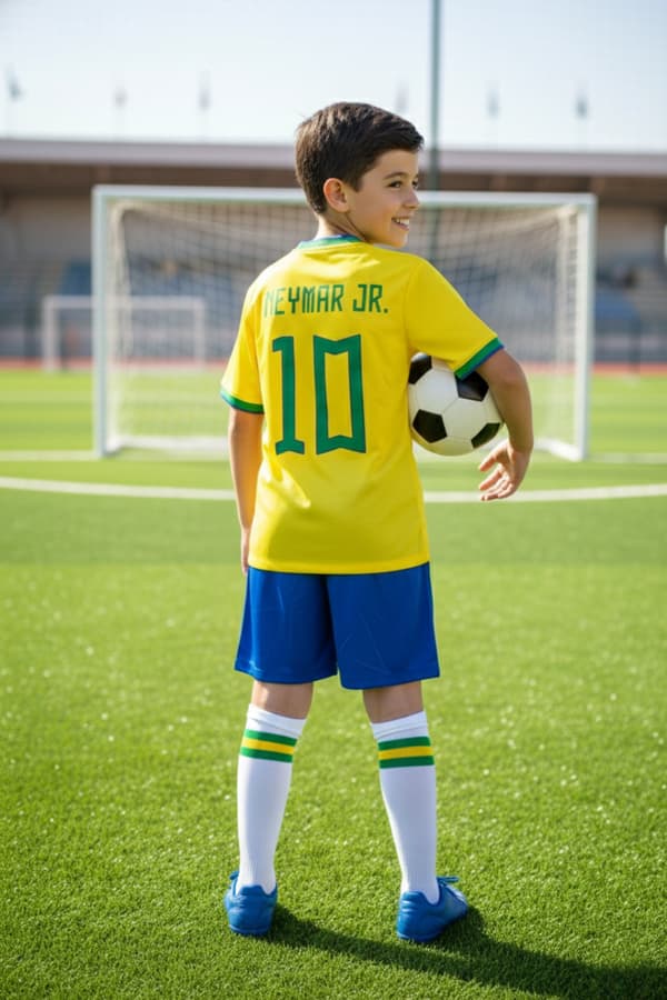 Fotbollströjor för barn och ungdomar - Brasilien