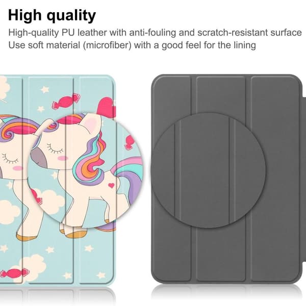 Apple iPad 10.9 2022 Slim fit tri-fold case - Unicorn