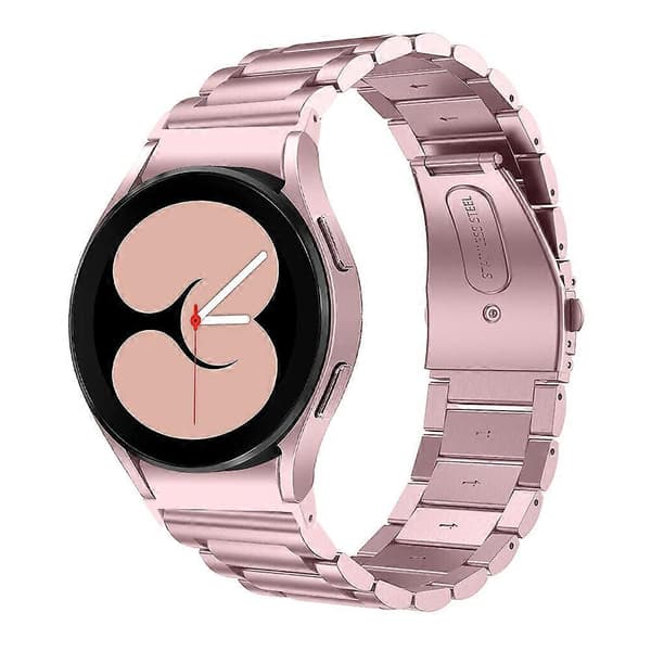 Til Samsung Galaxy Watch7 44mm 40mm Rustfrit Stål 3-Perle Rem - Flerfarvet