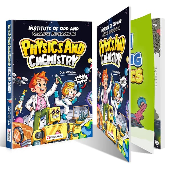 Comic Book Format for Teaching Math, Physics, and Chemistry, Designed to Stimulate Children's Interest in Learning