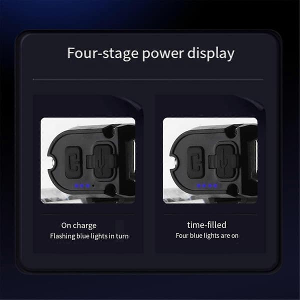 Front LED Electric Scooter Light 4000mAh Waterproof Flashlight USB Charging Bicycle Lamp