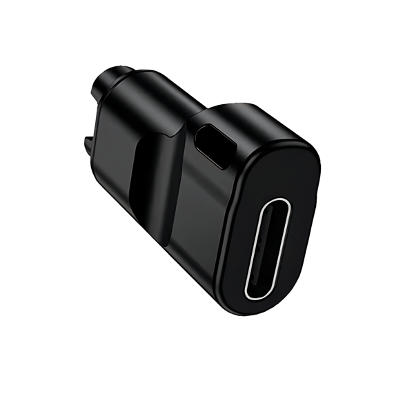 USB-C-adapter til opladning af Garmin-ur Sort