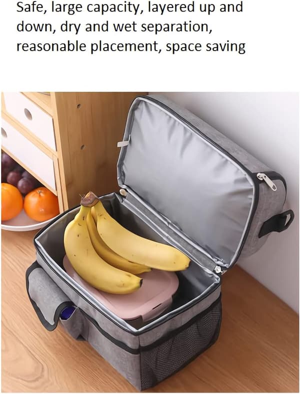 Isolerad lunchväska - Dubbeldäckdesign