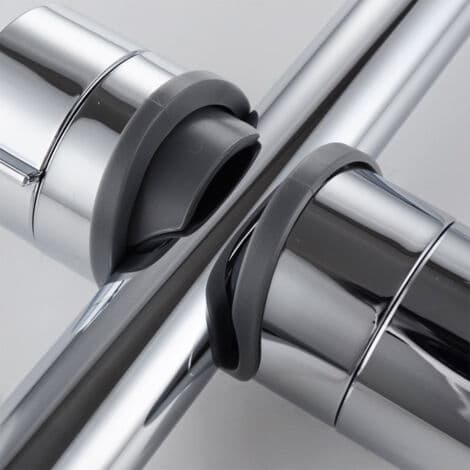 Dusjholder 18-25mm Diameter Dusjhodeholder Baderomstilbehør Justerbar Dusjsøyle Erstatning Dusjhodeholder AB...