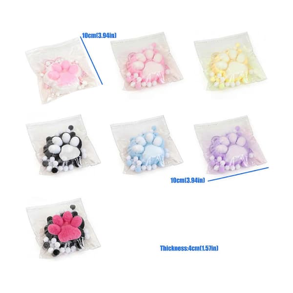 Creative Squeeze Toy Stress Relief Toy Simulation Squeeze Kitten Paws Squeeze Maltose Photo Props Small Paws for Students