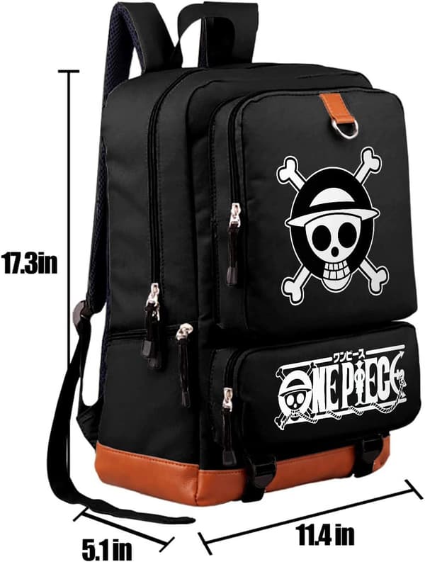 Anime One Piece Monkey D Luffy Lysende Rygsæk