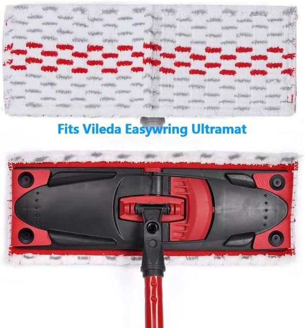 Vileda Ultramax gulvrense-refill 2-i-1 Vileda klud - 2-pak