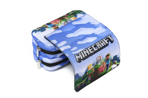 Minecraft Penalhus til Børn med Dobbelt Lag Stor Kapacitet