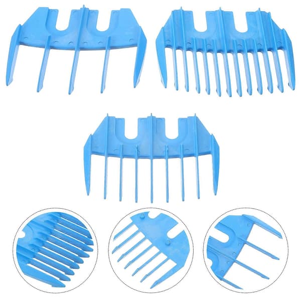 3 Pcs Sheep Clipper Guide Plastic Clipper Guide Attachment Trimmer Guide Scissor Guide
