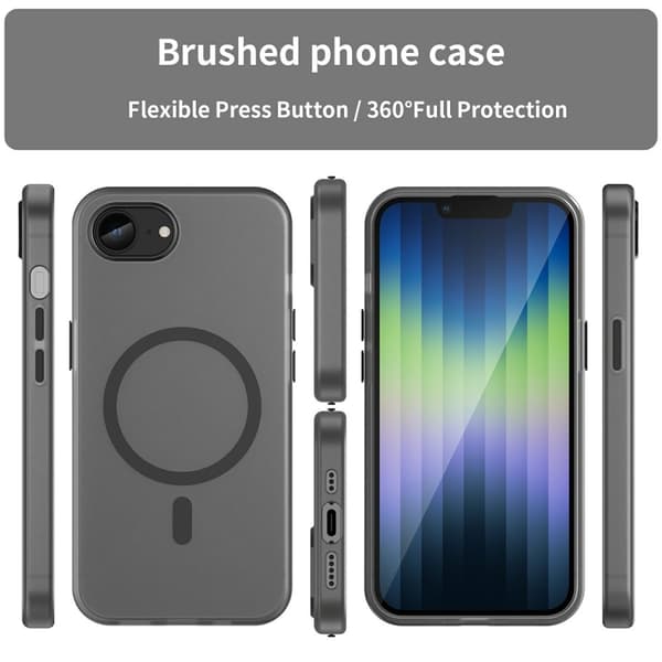iPhone 16e Cover MagSafe Slim Mat Sort