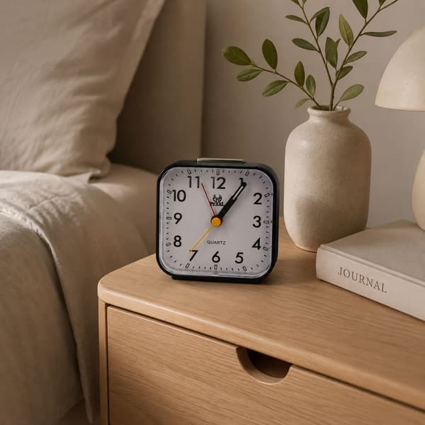 Silent Alarm Clock - Black