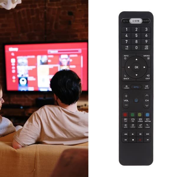 Fjernkontrollerstatning for FORMULER 02F9 TV Set-top Box