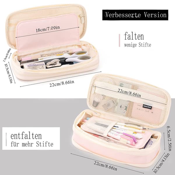 1 stk-Farvematchende penalhus-610 pink