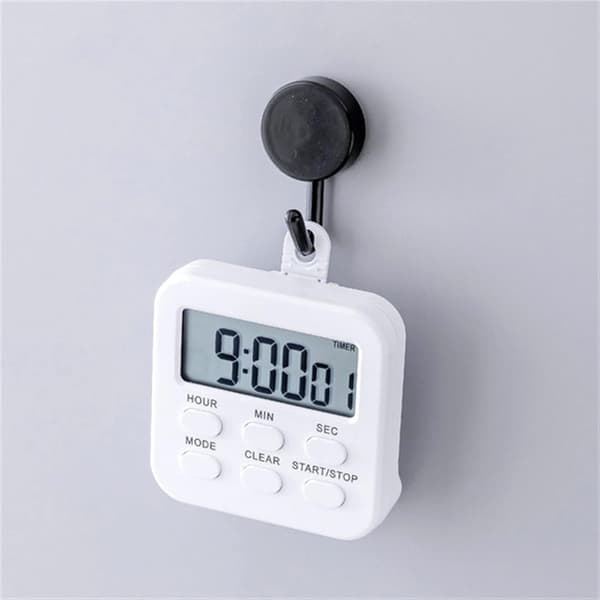 Magnetic Digital Kitchen Timer Loud Alarm Count Up/Down Clock with Foldable Stand Time Management Tool