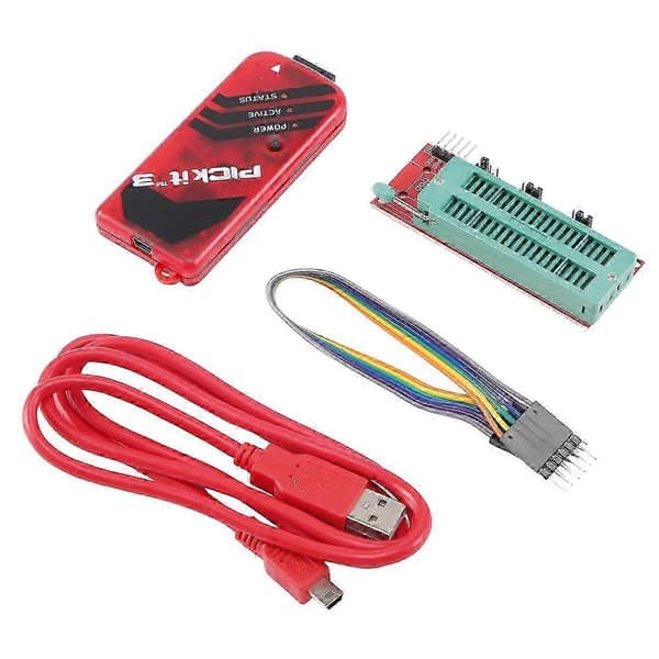 PICKIT3 Programmer + PIC ICD2 PIC Kit 2/3 Programmer Adapter Universal Programmer Seat FZ0508