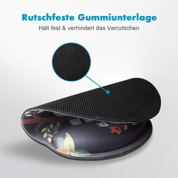Musematte Ergonomisk Musematte Datamusmatte for Hjemmekontor Bærbar PC Spill