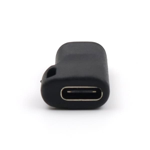 USB-C-adapter til opladning af Garmin-ur Sort