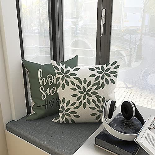 Pudebetræk 18x18 Sæt med 4, Moderne Sofapudebetræk, Dekorative Udendørs Hør Pudebetræk til Sofa Sengebil 45x45cm