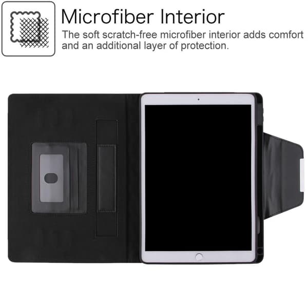 For iPad 10.2 (2021)/(2020)/(2019) Foldable Case - Black