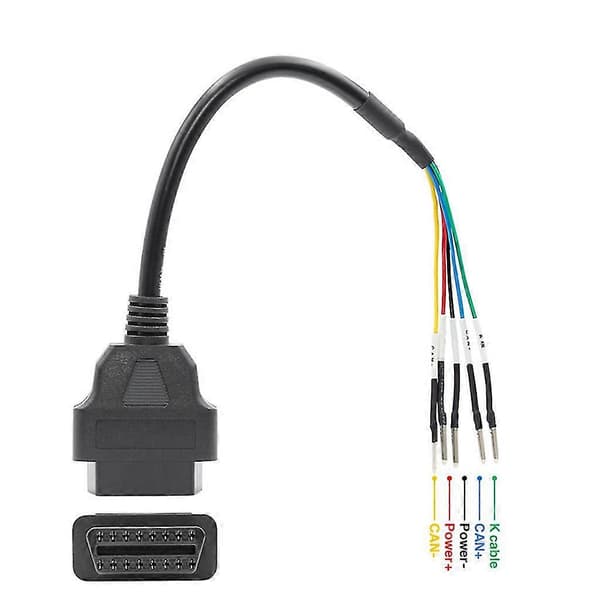 Diagnostisk adapterkabel til 6-bens lastbilforbindelse til OBD2 16-bens motorcykel KTM6P