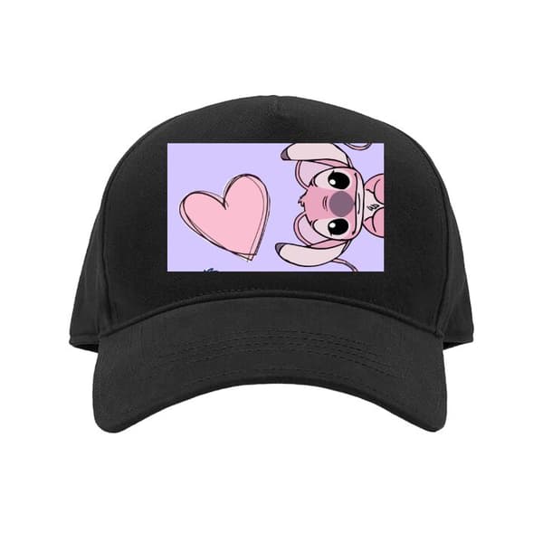 Kasket til Børn | Komfortabel Justerbar Børnekasket Sort Børn stitch vs stich sort black Barn