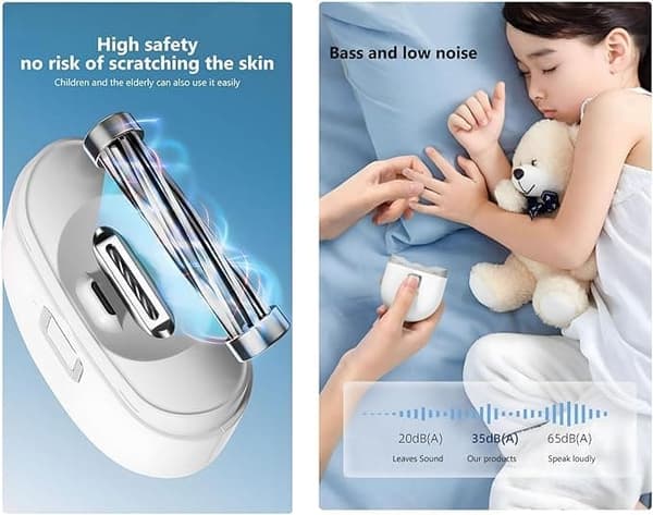 OBOSOE Electric Nail File with Built-in Nail Debris Container - Quiet and Smooth Nail Tool
