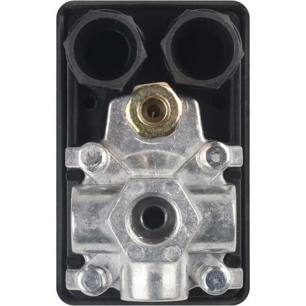 220V lufttrykkregulator, 4-hulls luftkompressorventil, luftkompressorbryter for rask trykkreduksjon