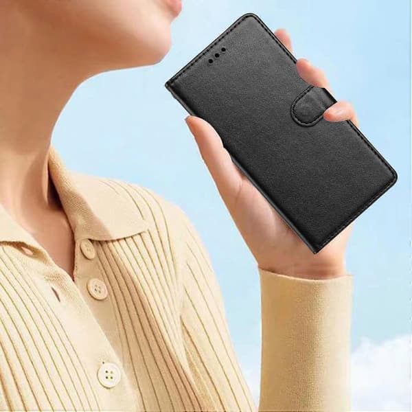 For Xiaomi 15T Leather Case Wallet Stand Phone Cover with Practical Strap