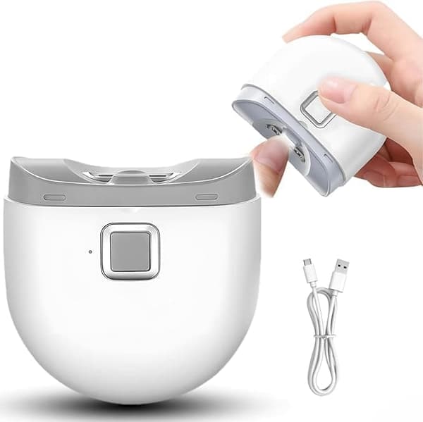 OBOSOE Electric Nail File with Built-in Nail Debris Container - Quiet and Smooth Nail Tool