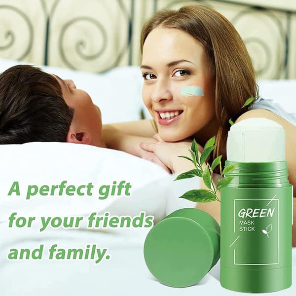 Grönt te Mask Stick, Grön te lermask, Blackhead Remover Mask, Grönt te Mask