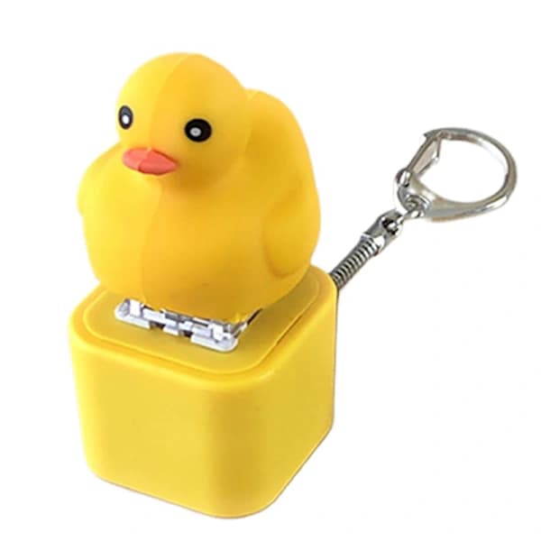 Duck Toy Quacking Duck Toy Rechargeable Duck Keychain A