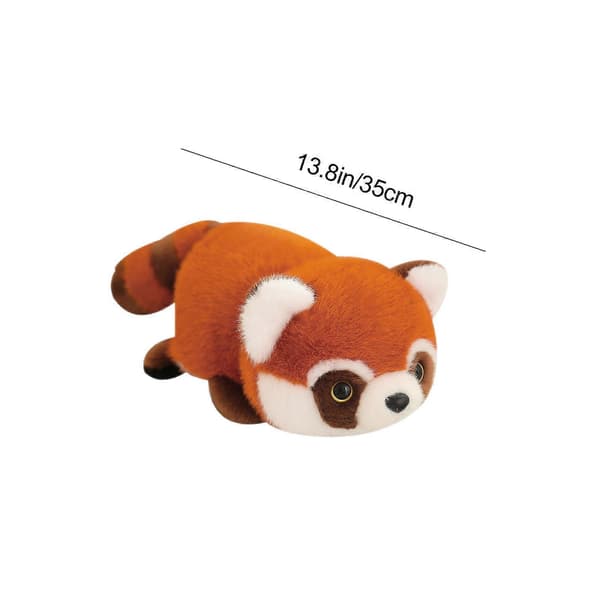 Giant Panda and Transforms into a Brown Red Panda. Red Panda Doll Plush Toy Transforms into a Giant Fox Doll, 100% New