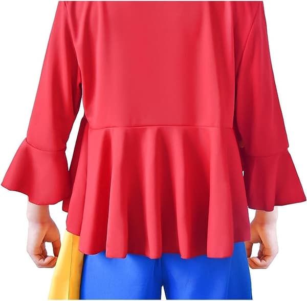 4 stk Luffy sæt Halloween anime kostume til børn voksne