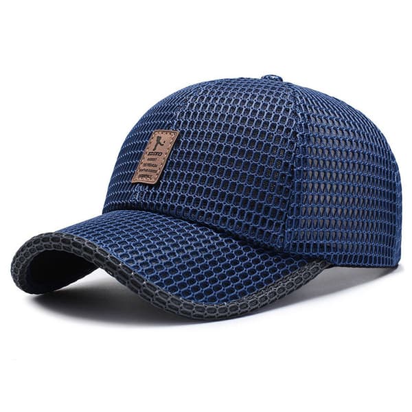 Sommer Mesh-caps for menn Justerbare pustende luer menn Grå Gray onesize