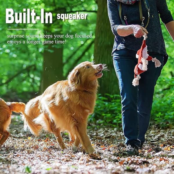 Plyschhundleksaker - Pipande tuggleksak för hund med bomullsmaterial