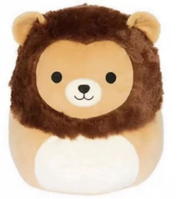 20 cm Squishmallows Løve Sofapute Gaveleke, Julegave