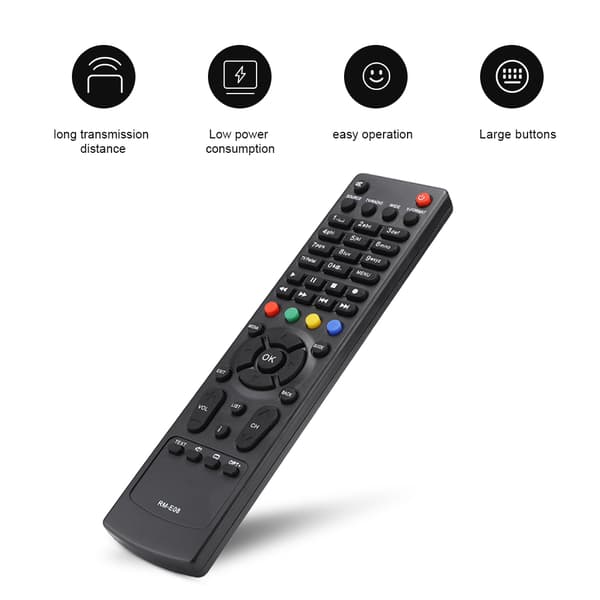 Multifunksjonell Smart Set Top Box Fjernkontroll for HUMAX RM-E08 VAHD-3100S
