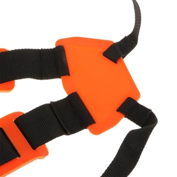Dobbeltsele - Universal Polstrede skuldre Nylon Orange og Sort