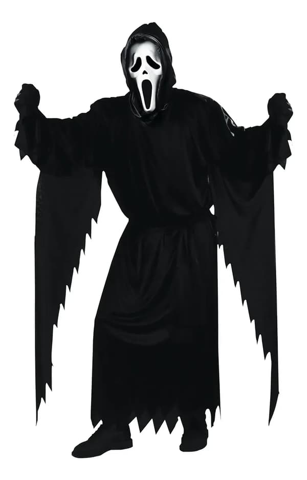 Standard Scream Vuxen Kostym Svart