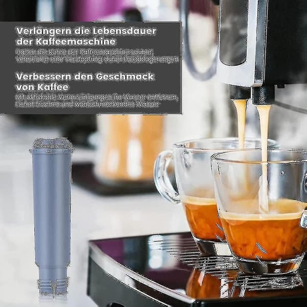 2 stk. vandfilterpatroner til kaffemaskiner til Melitta, Krups Claris