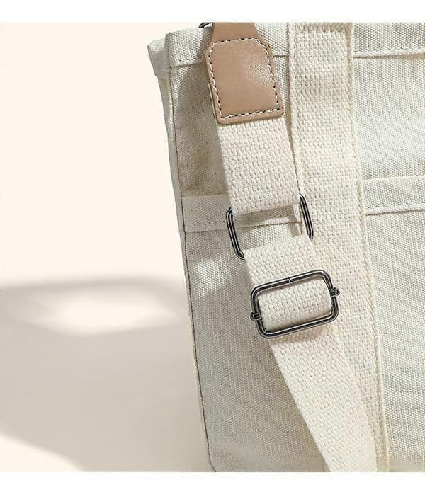 Lærredstaske med Flere Rum til Kvinder