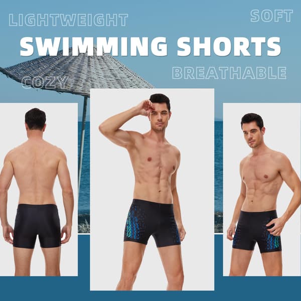 Badeshorts til mænd, hurtigtørrende badeshorts strand board badetøj
