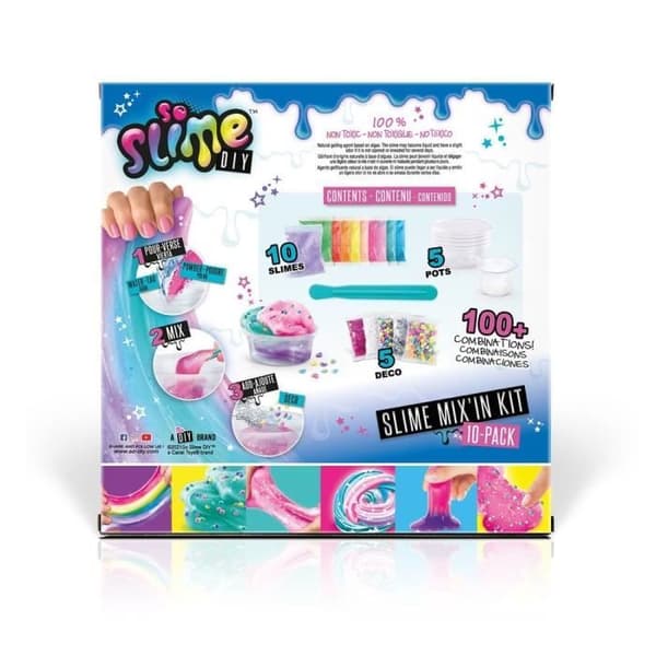 ShakeSlime Magic Putty - Slime - Mix'in Kit - tre flaskor_Särskilda Gåvor Plast