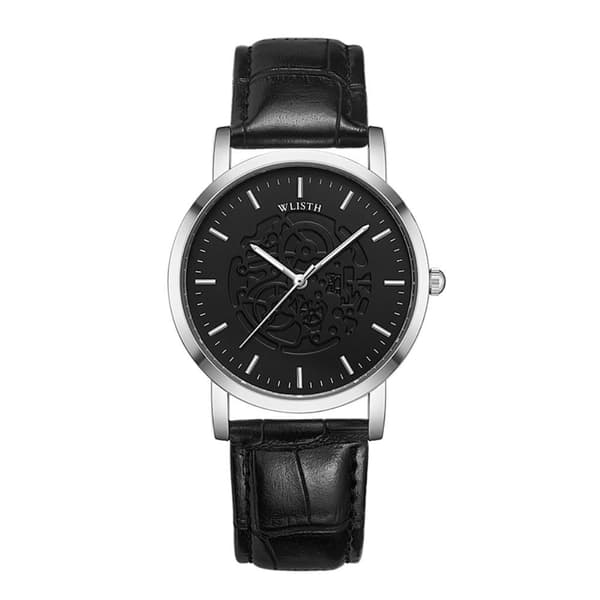 Armbandsur Analog Klassisk Klocka Herr Svart